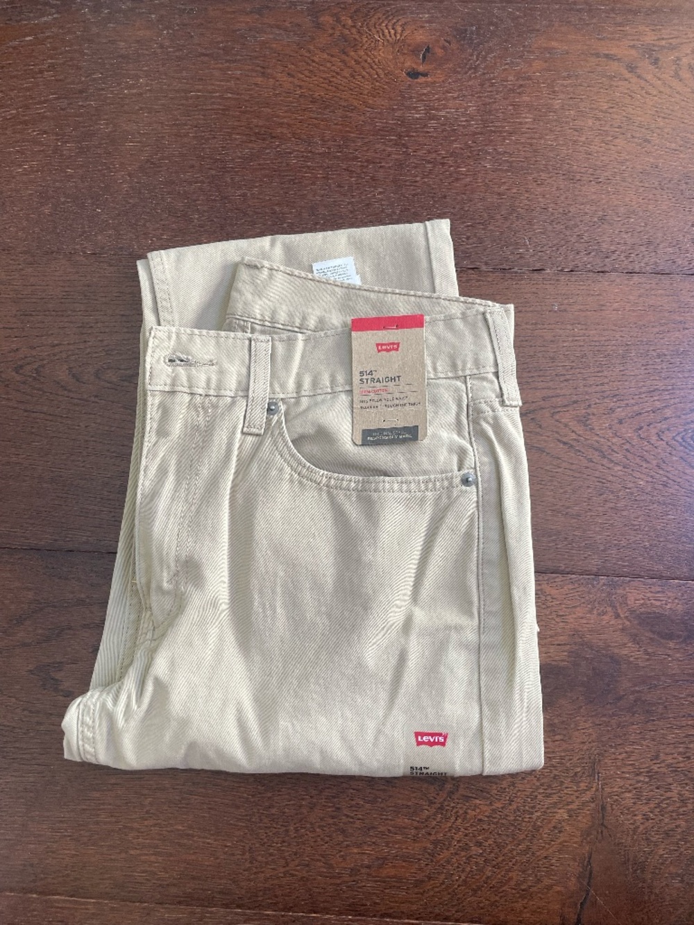 Levi's 514 straight washed soft twill 33x32